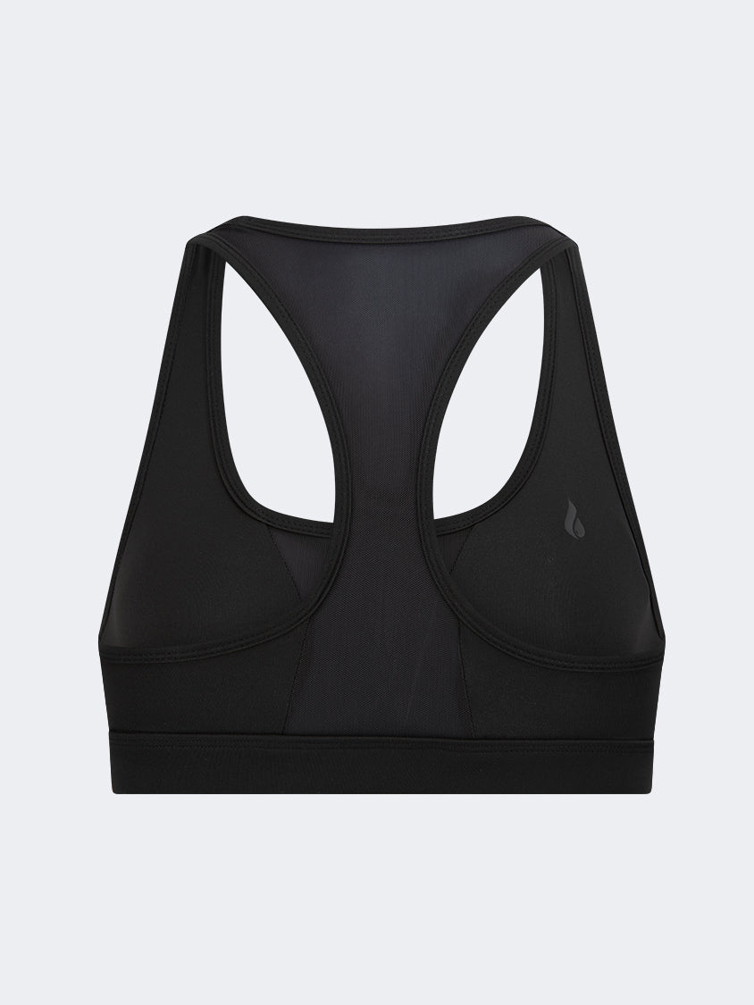 Oil And Gaz Confortable Women Training Bra Black