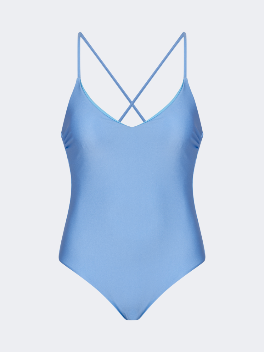 Oil And Gaz Trendy Women Beach Crisscross Light Blue