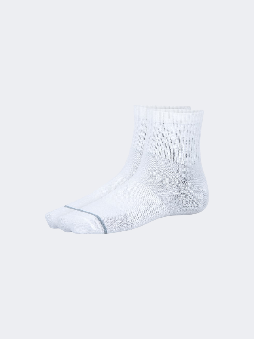 Oil And Gaz Soft 3 Pack Kids Lifestyle Socks White