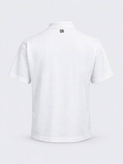 Oil &amp; Gaz Effortless Men Lifestyle Polo White