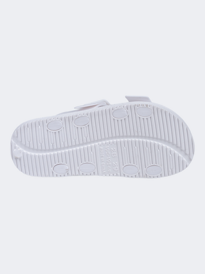 Oil&amp;Gaz Comfortable Kids Lifestyle Slide White