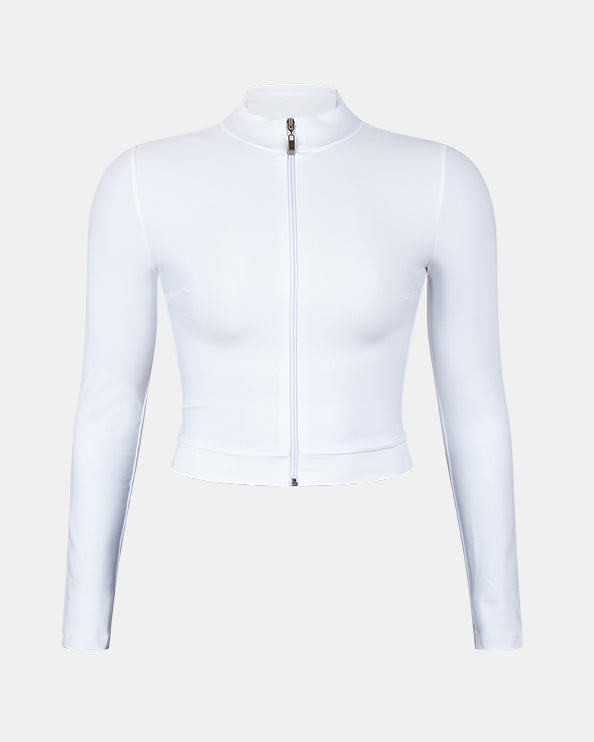 Oil And Gaz Bbl Women Lifestyle Jacket White