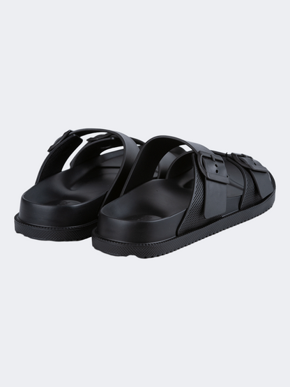 Oil&amp;Gaz Comfortable Men Lifestyle Slide Black
