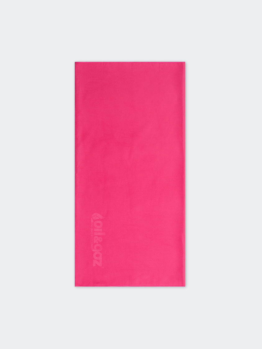 Oil And Gaz Rubber Bag Women Lifestyle Microfiber Towel Fuschia