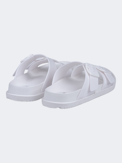 Oil&amp;Gaz Comfortable Women Lifestyle Slide White