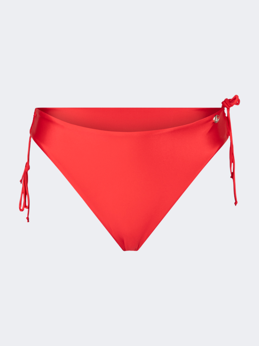 Oil And Gaz Comfortable Women Beach Tie Side Bottom Red
