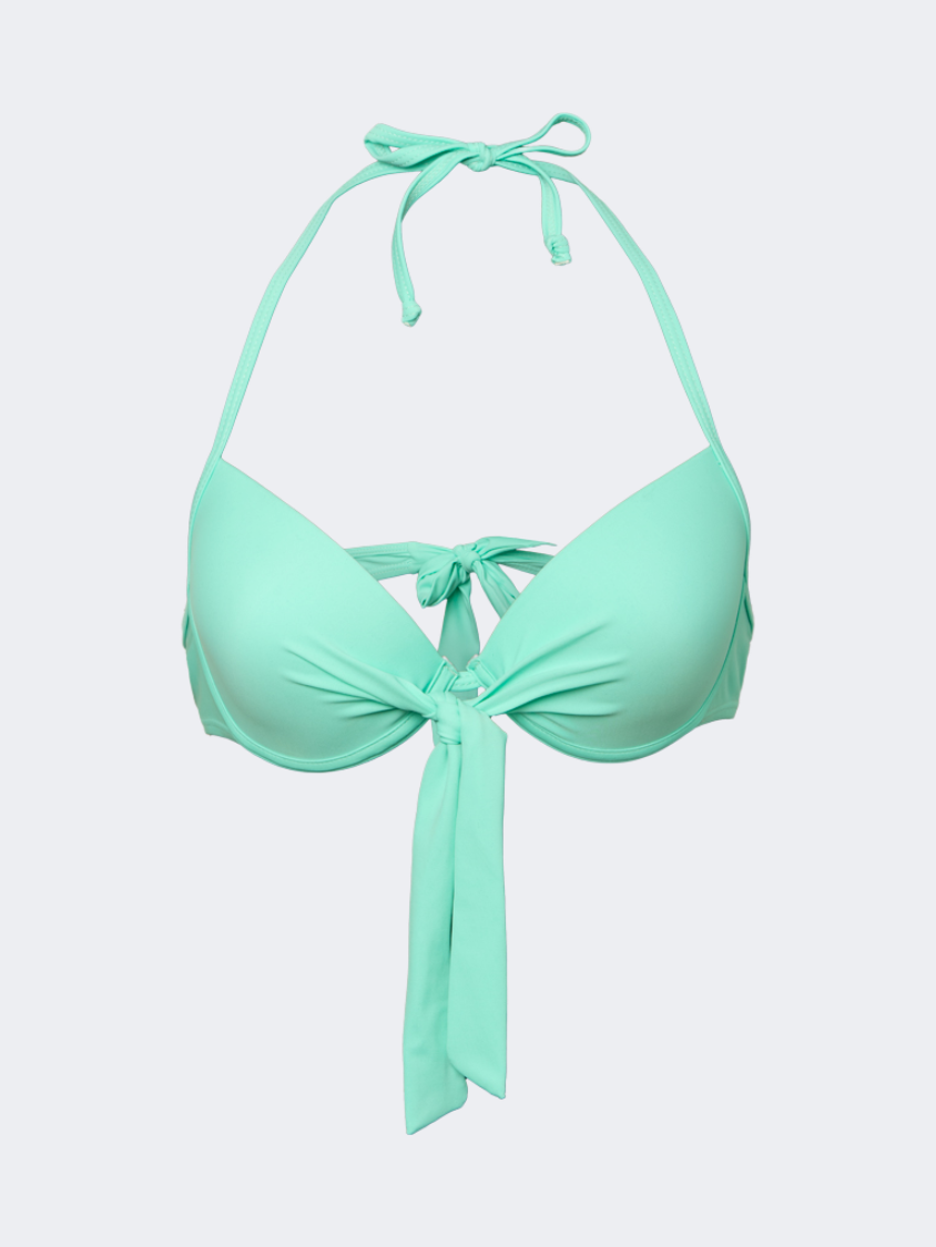 Oil And Gaz Classic Women Beach Bra Light Mint