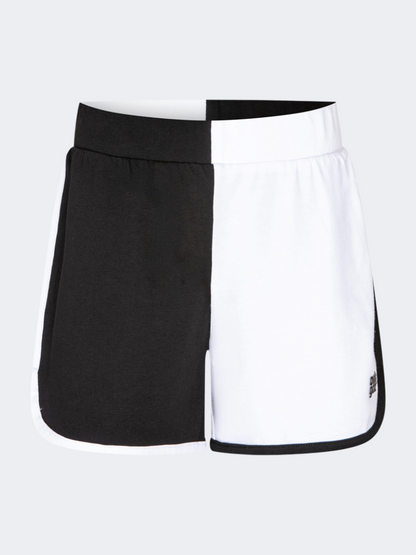 Oil&amp;Gaz Durable Kids-Girls Lifestyle Short Black/White