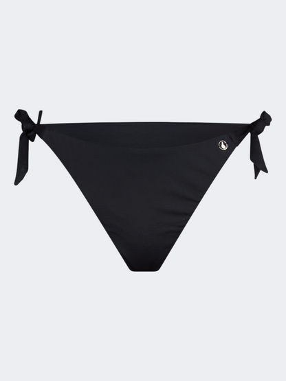 Oil And Gaz Comfortable Women Beach Tie Side Bottom Black