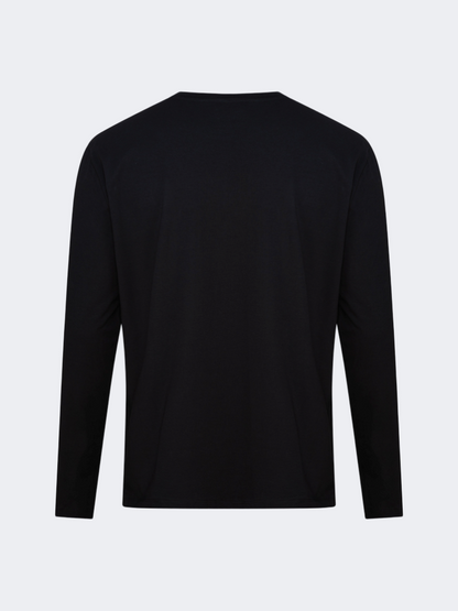 Oil And Gaz Big Size Men Lifestyle Long Sleeve Black