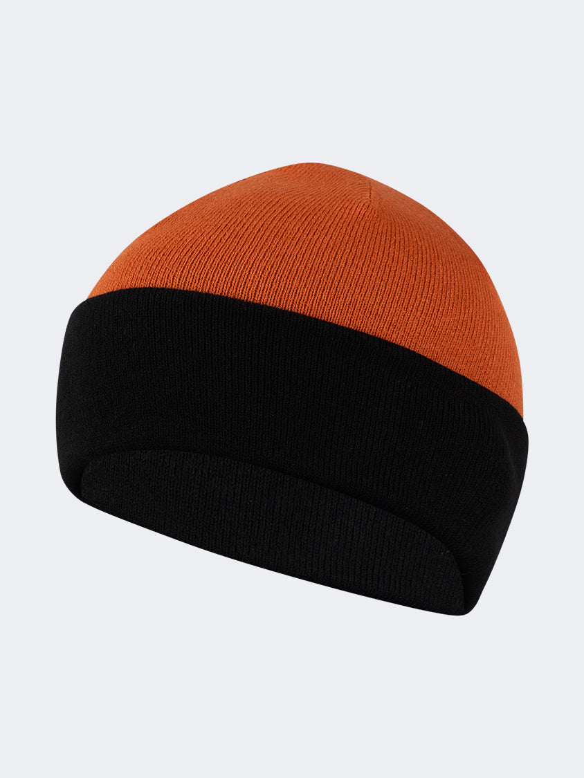 Oil And Gaz Cozy Unisex Lifestyle  Reversible Beanie Black/Havane