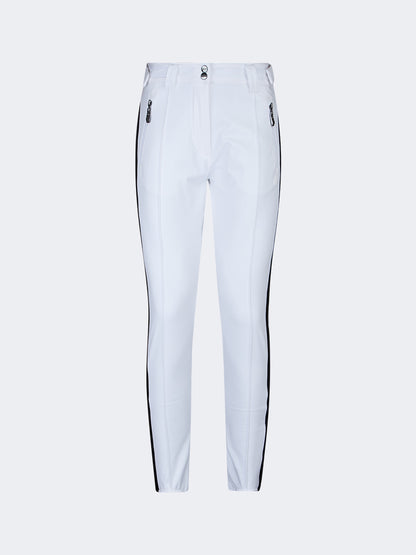 Oil And Gaz Insulated Women Skiing Pant White/Black