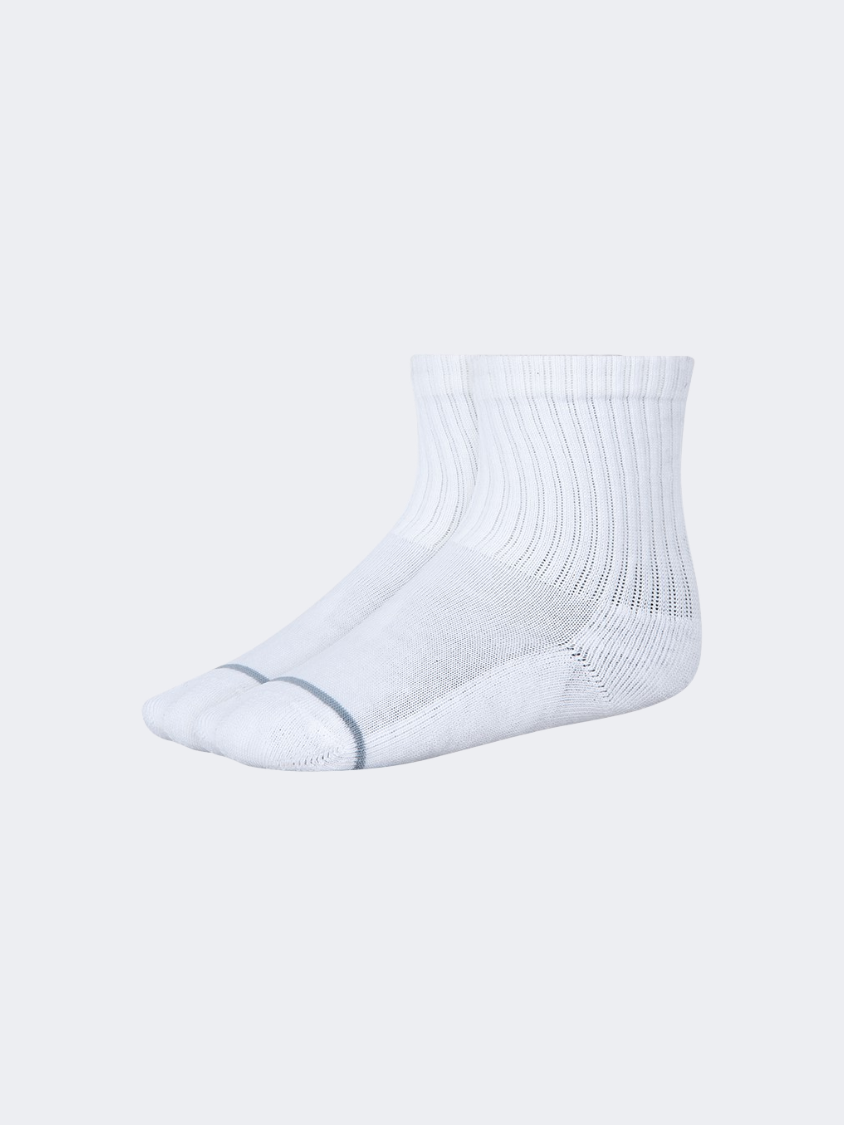 Oil And Gaz Soft 3 Pack Kids Lifestyle Socks White