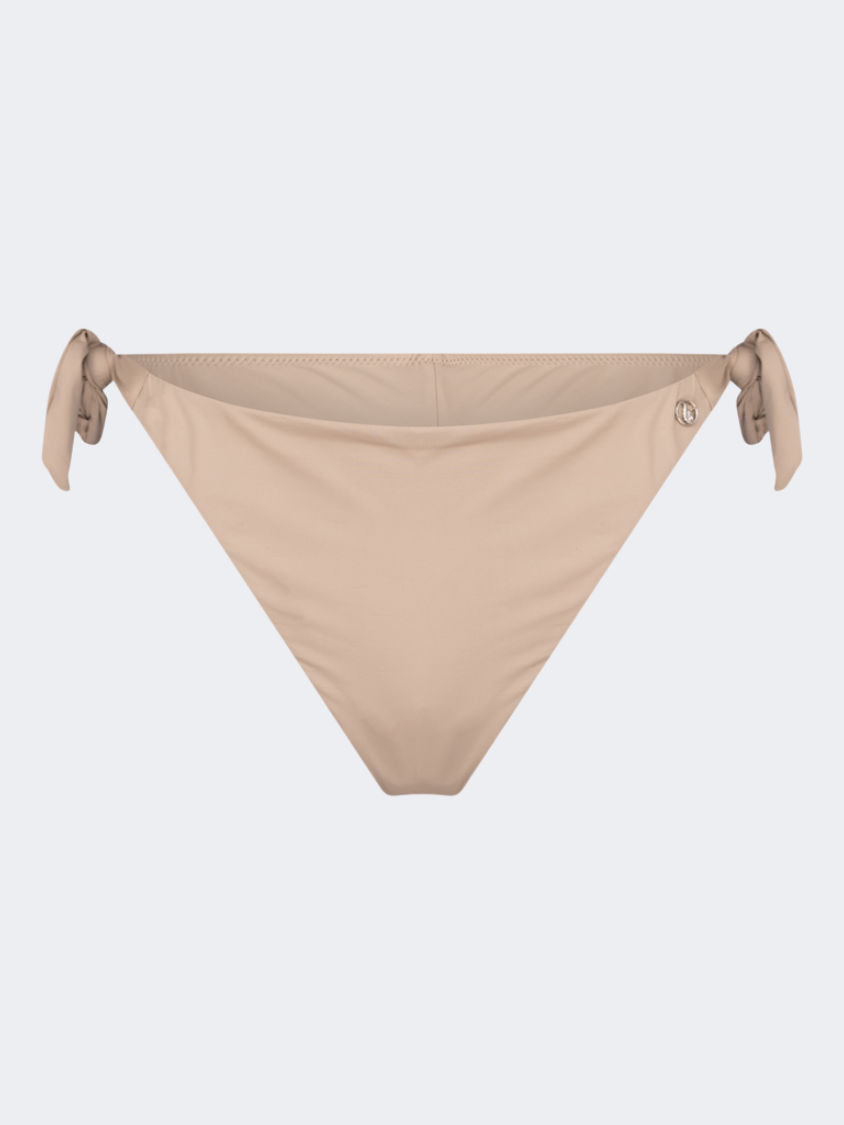 Oil And Gaz Comfortable Women Beach Tie Side Bottom Beige