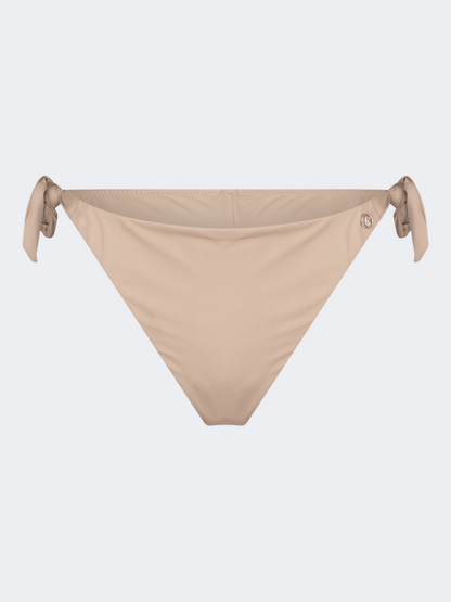 Oil And Gaz Comfortable Women Beach Tie Side Bottom Beige