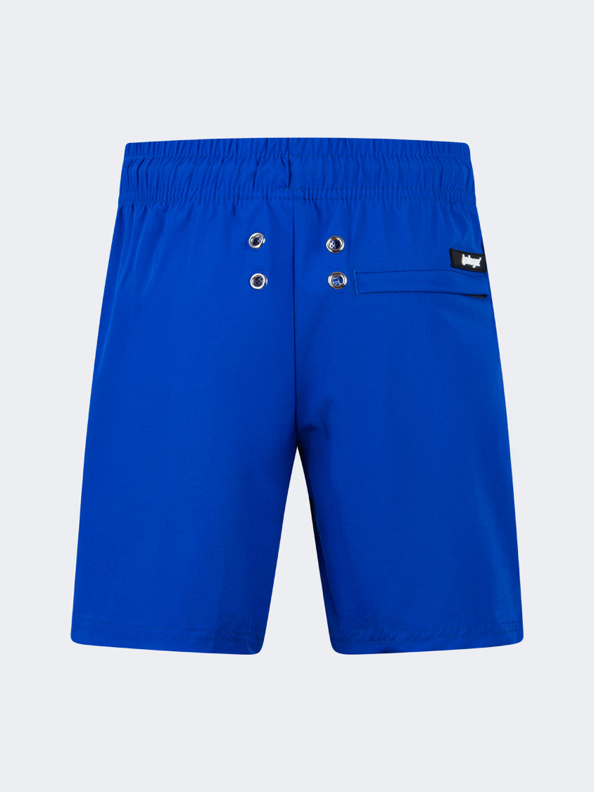 Oil And Gaz Breathable Kids Boys Beach  Swim Short Royal Blue
