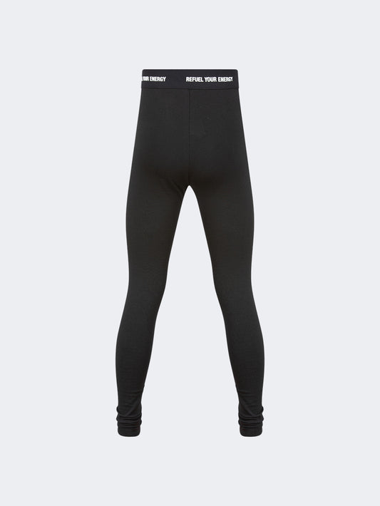 Oil & Gaz Plain Kids-Girls Lifestyle Tight Black