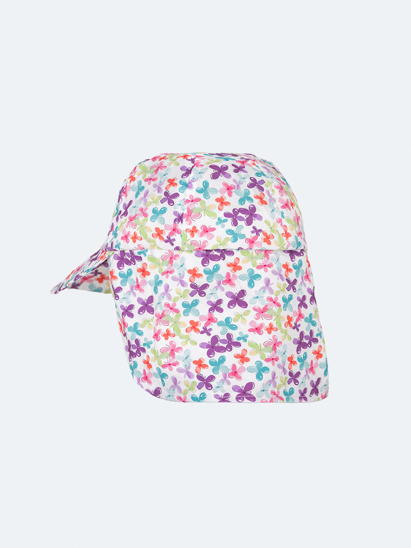 Oil And Gaz Cute Kids Beach Buchet Hat Green/Pink