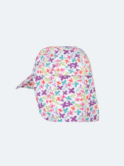 Oil And Gaz Cute Kids Beach Buchet Hat Green/Pink