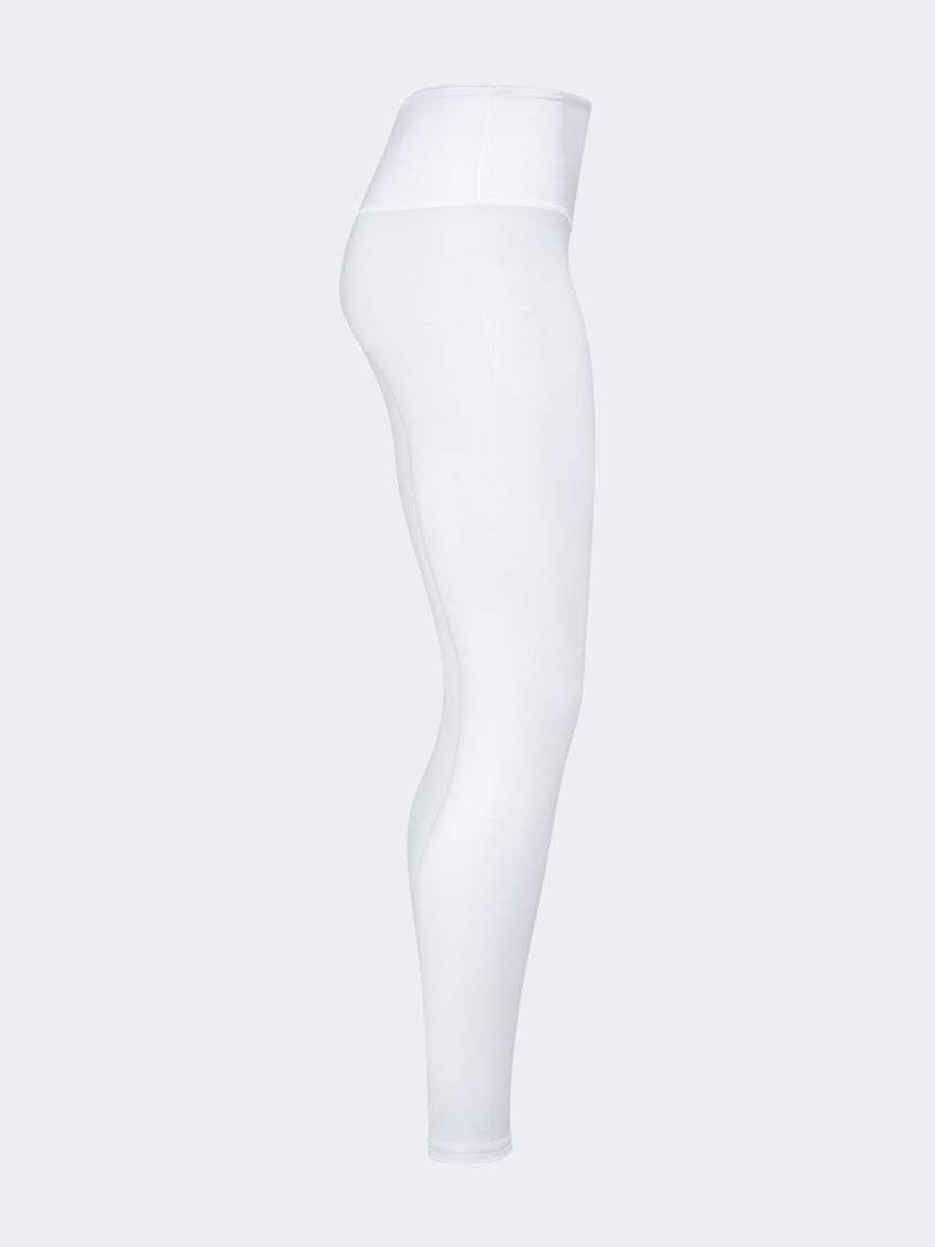 Oil And Gaz Plain Women Lifestyle Tight White