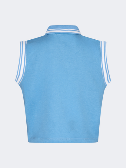Oil&amp;Gaz Breathable Kids-Girls Lifestyle Tank Royal Blue