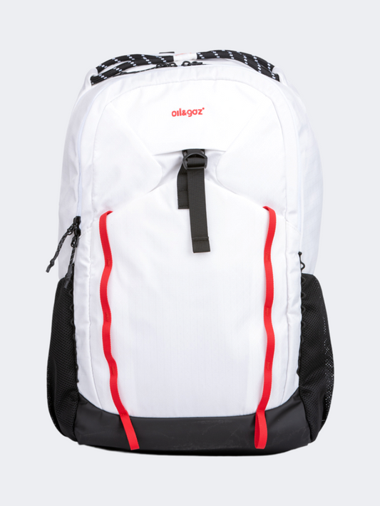 Oil&Gaz Functional Unisex Lifestyle Back Pack White/Red