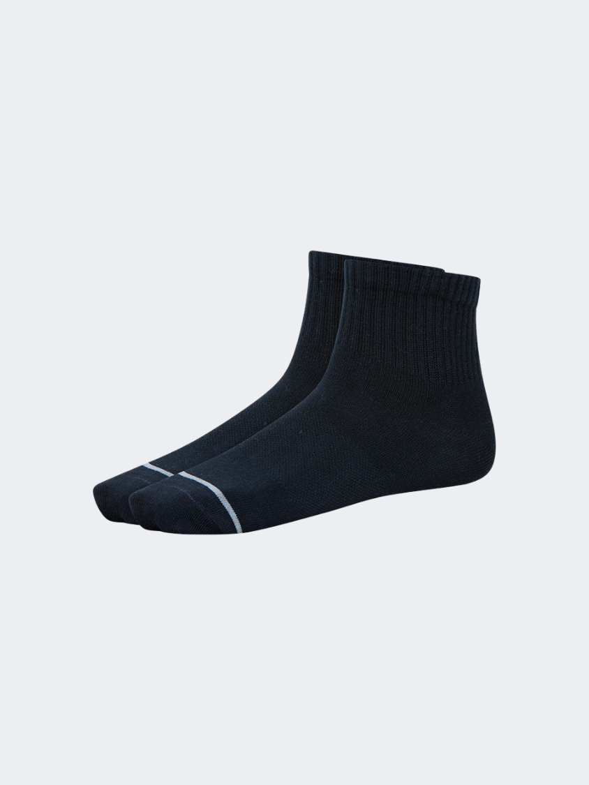 Oil And Gaz Soft 3 Pack Kids Lifestyle Socks Black/White/Navy