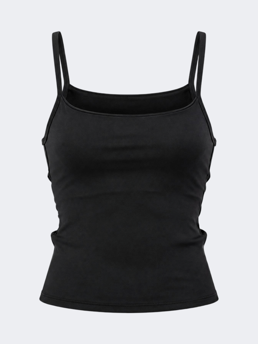Oil &amp; Gaz Comfortable Women Lifestyle Cross Back Tank Black