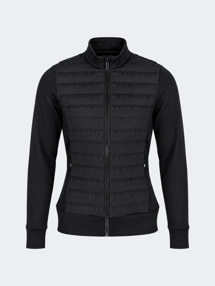 Oil And Gaz Chic Women Lifestyle Filling Jacket Black