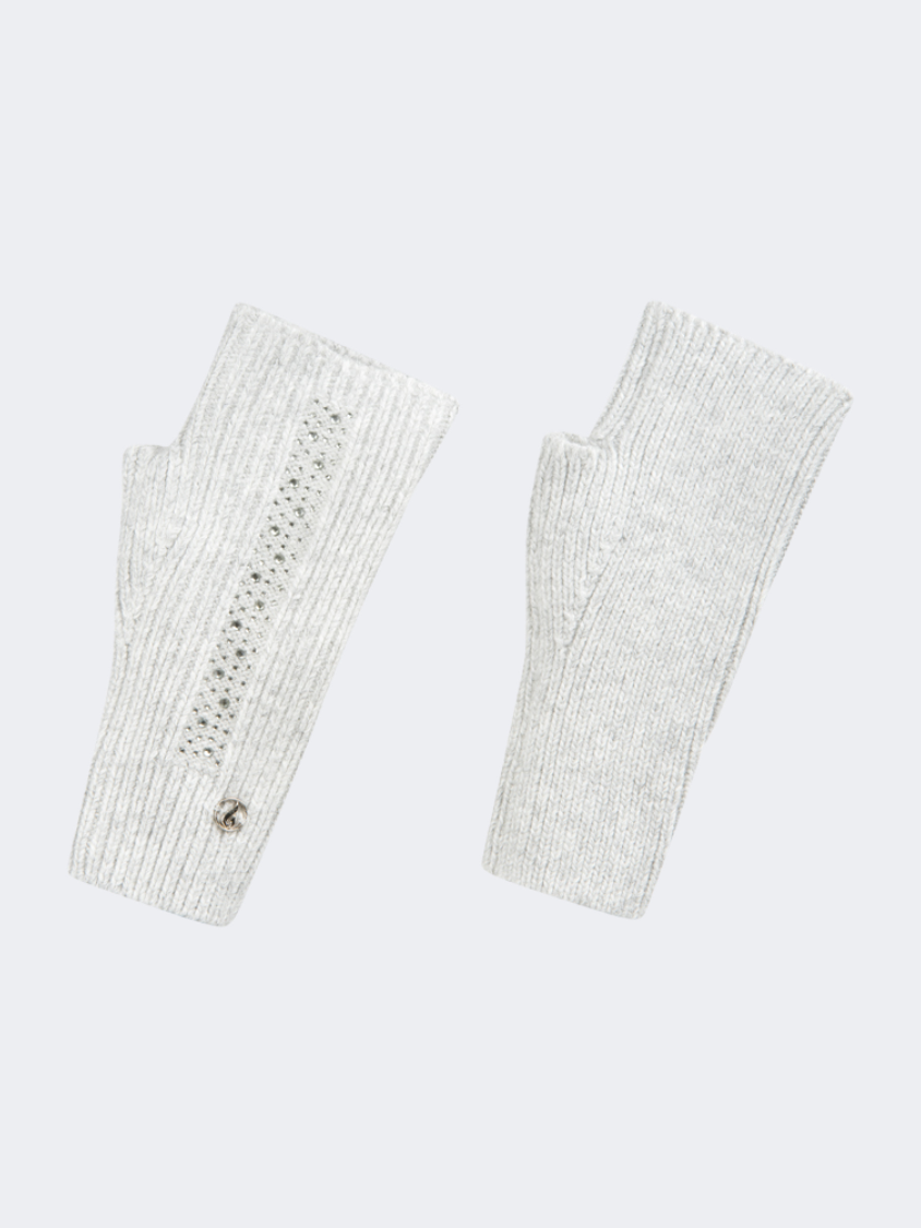 Oil And Gaz Open Finger Women Lifestyle Gloves Grey