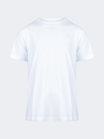 Oil And Gaz Casual Kids Lifestyle Round Neck T-Shirt  White
