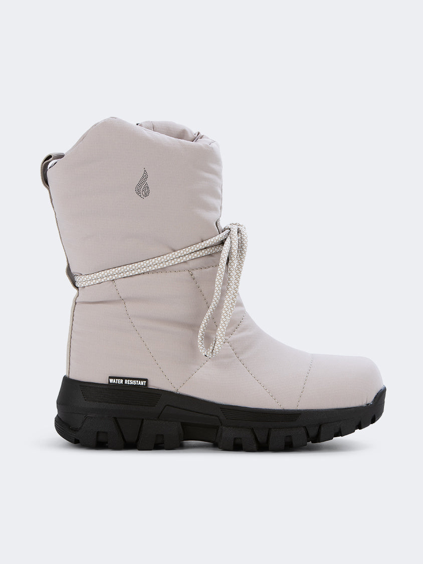 Oil And Gaz Insulated Women Skiing After Ski Boots White