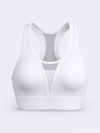 Oil &amp; Gaz Supportive Women Training Sports Bra White