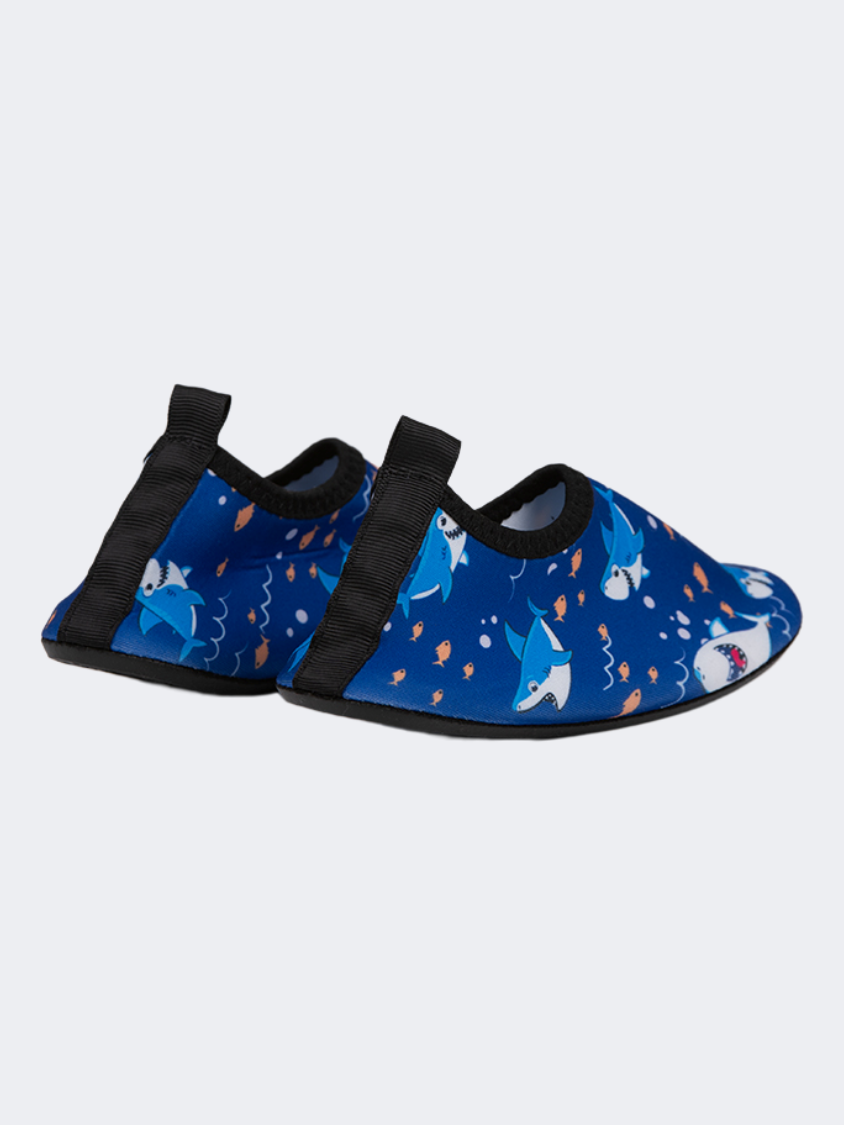 Oil And Gaz Protective Kids Beach Aqua Shoes Dark Blue