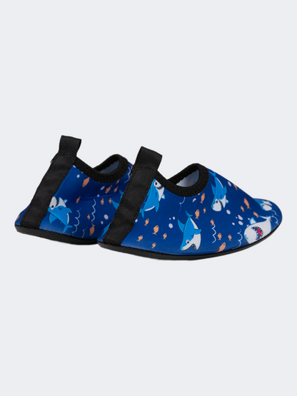 Oil And Gaz Protective Kids Beach Aqua Shoes Dark Blue