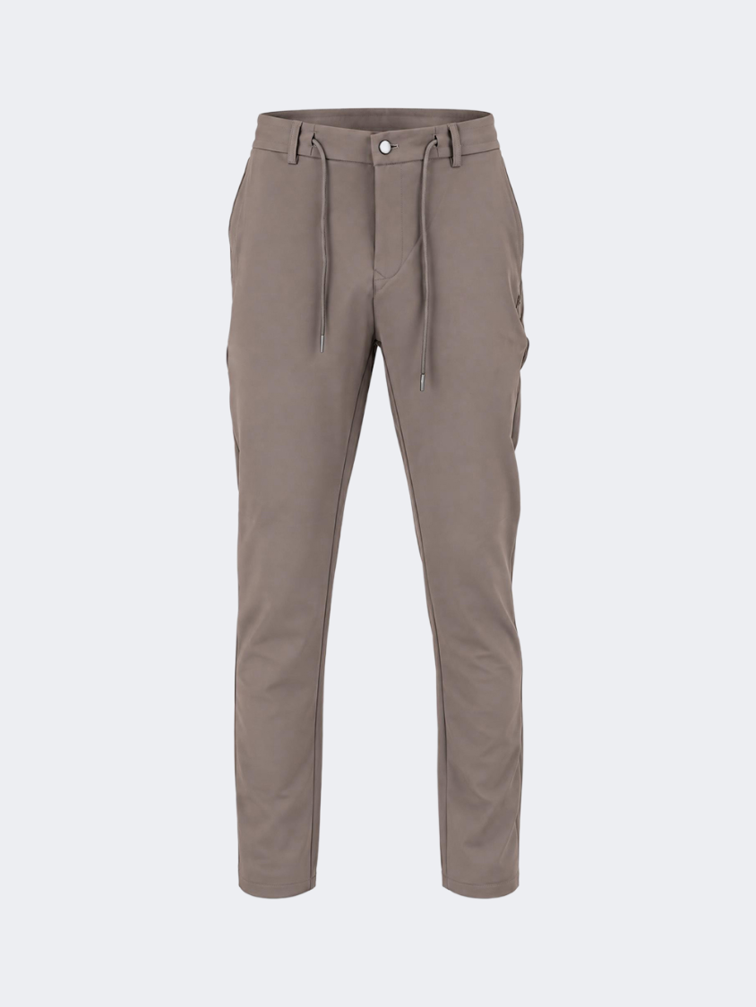 Oil &amp; Gaz Lightweight Men Lifestyle  Chino Pant Brown