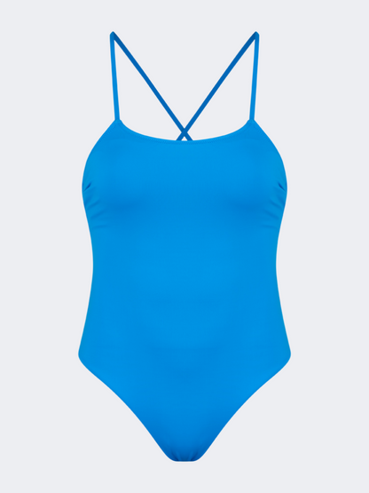 Oil And Gaz Elegant Women Beach Monokini Blue