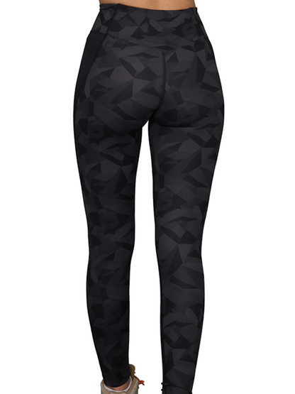 Oil And Gaz Printed Women Training Tight Multicolor