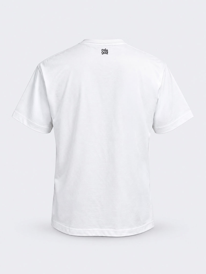 Oil &amp; Gaz Everyday Men Lifestyle T-Shirt White