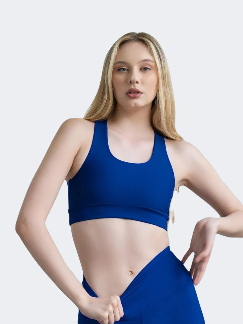 Oil And Gaz Sports Women Lifestyle Bra Blue