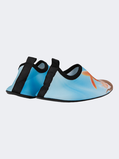 Oil And Gaz Protective Kids Beach Aqua Shoes Light Blue