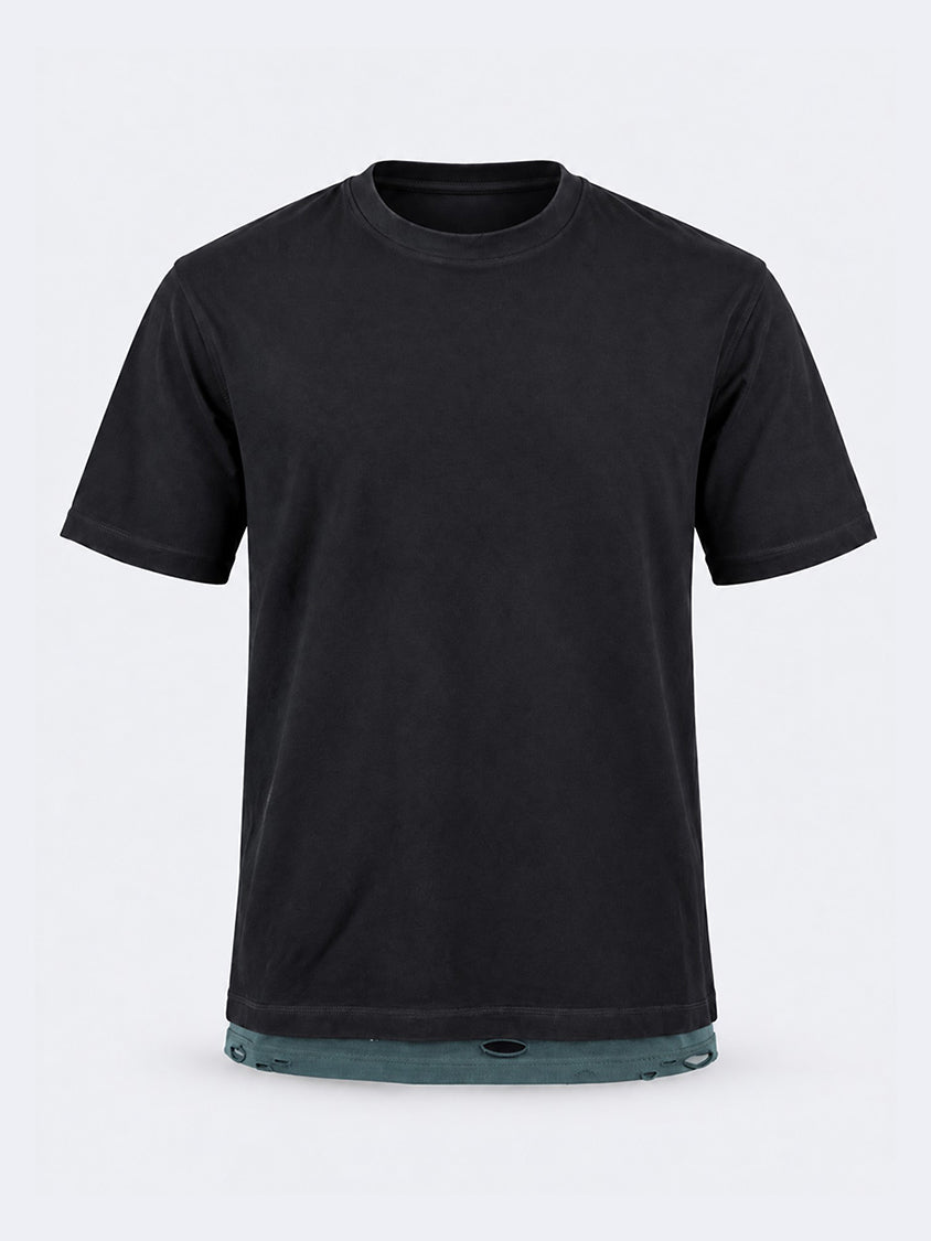 Oil &amp; Gaz Elevated Men Lifestyle T-Shirt  Black
