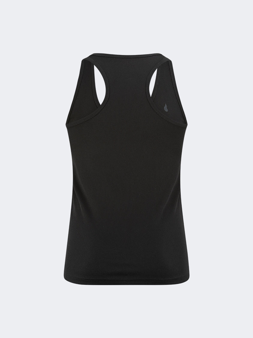 Oil And Gaz Plain Women Training Tank Black