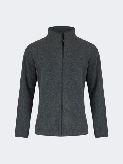 Oil&amp;Gaz Soft Men Skiing Full Zip Fleece Grey