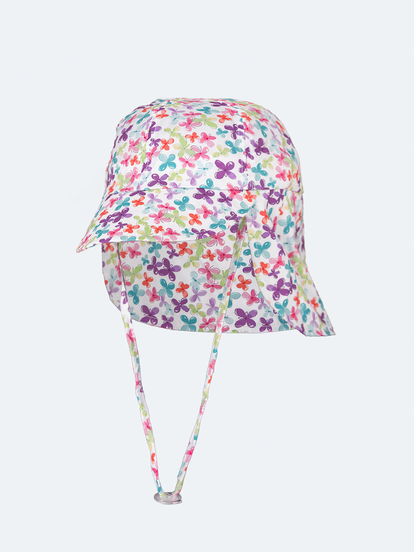 Oil And Gaz Cute Kids Beach Buchet Hat Green/Pink