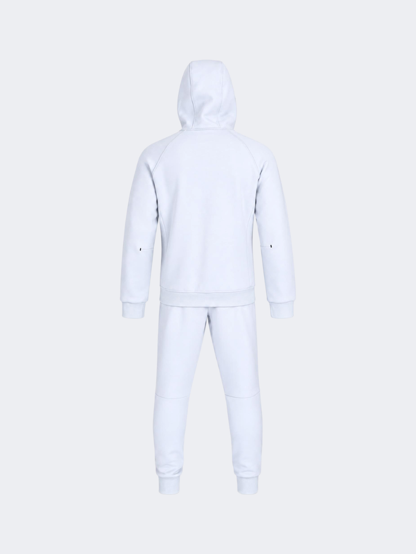 Oil And Gaz Sporty Unisex Lifestyle  Hooded Suit Light Grey