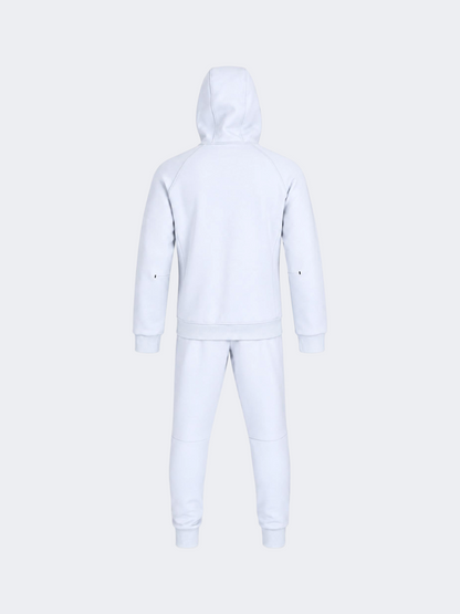 Oil And Gaz Sporty Unisex Lifestyle  Hooded Suit Light Grey