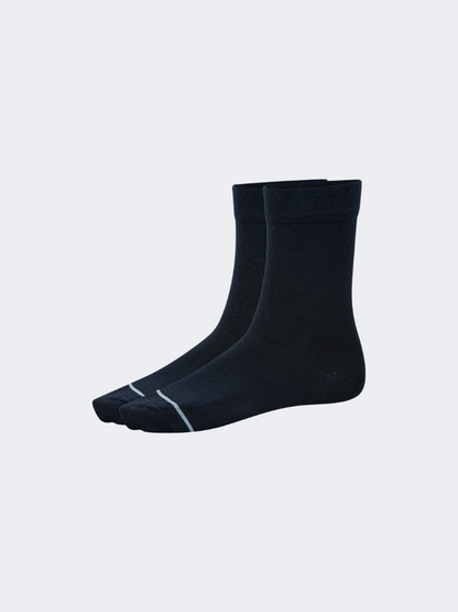 Oil And Gaz Soft 3 Pack Kids Lifestyle Socks Black/White/Navy