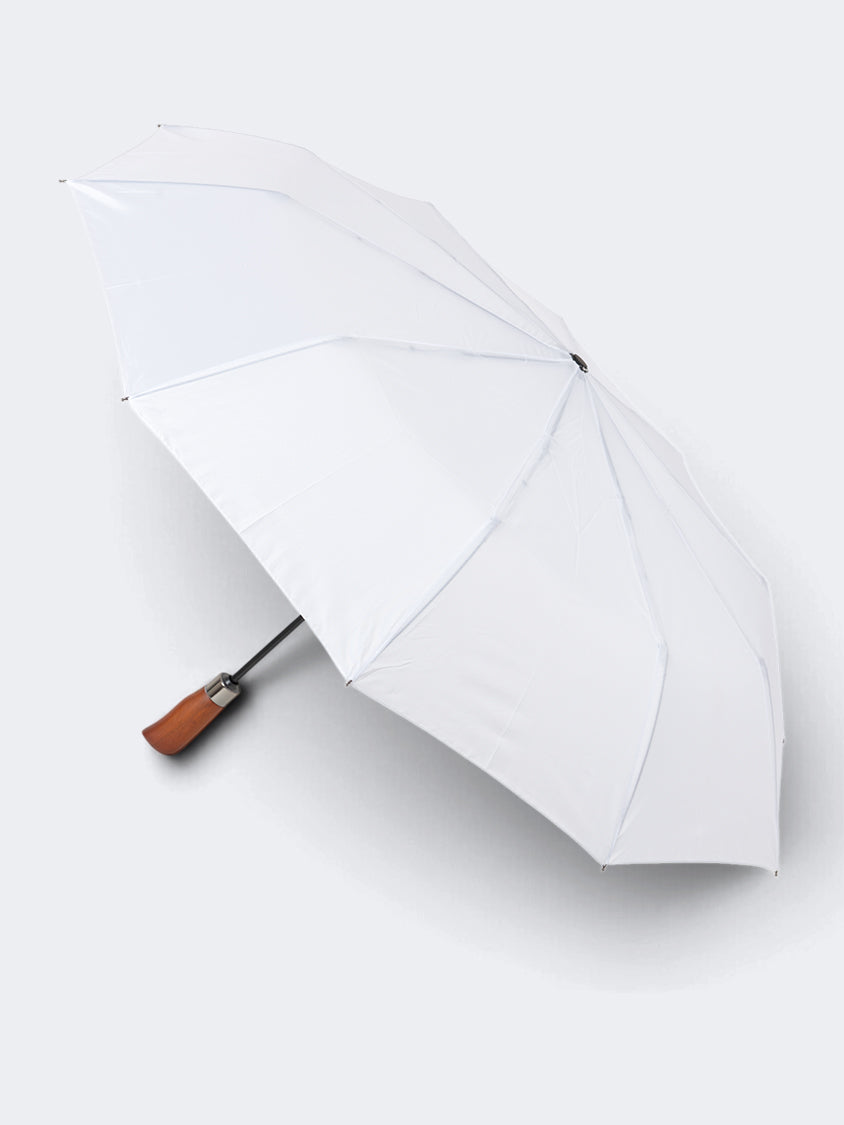 Oil&amp;Gaz Classic Unisex Lifestyle Foalding Umbrella White