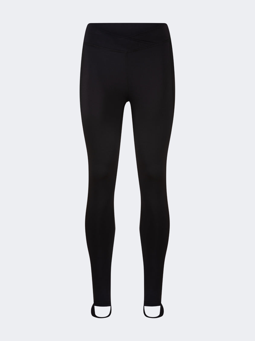 Oil And Gaz Slim-Fit Women Lifestyle Tight With 2 Pockets Black
